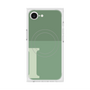 プレミアムスクエアケース with MagSafe［ オリジナル - initial two tone - I green ］
