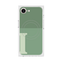 プレミアムスクエアケース with MagSafe［ オリジナル - initial two tone - I green ］