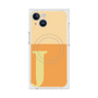 プレミアムスクエアケース with MagSafe［ オリジナル - initial two tone - J orange ］
