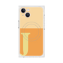 プレミアムスクエアケース with MagSafe［ オリジナル - initial two tone - J orange ］
