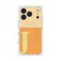 プレミアムスクエアケース with MagSafe［ オリジナル - initial two tone - J orange ］