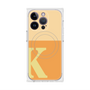 プレミアムスクエアケース with MagSafe［ オリジナル - initial two tone - K orange ］