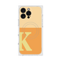 プレミアムスクエアケース with MagSafe［ オリジナル - initial two tone - K orange ］