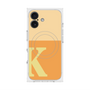 プレミアムスクエアケース with MagSafe［ オリジナル - initial two tone - K orange ］