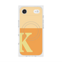プレミアムスクエアケース with MagSafe［ オリジナル - initial two tone - K orange ］