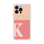 プレミアムスクエアケース with MagSafe［ オリジナル - initial two tone - K pink ］