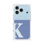 プレミアムスクエアケース with MagSafe［ オリジナル - initial two tone - K blue ］