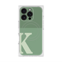 プレミアムスクエアケース with MagSafe［ オリジナル - initial two tone - K green ］