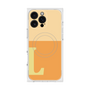 プレミアムスクエアケース with MagSafe［ オリジナル - initial two tone - L orange ］