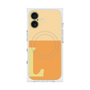 プレミアムスクエアケース with MagSafe［ オリジナル - initial two tone - L orange ］