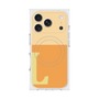 プレミアムスクエアケース with MagSafe［ オリジナル - initial two tone - L orange ］