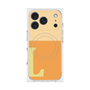 プレミアムスクエアケース with MagSafe［ オリジナル - initial two tone - L orange ］