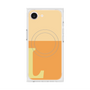 プレミアムスクエアケース with MagSafe［ オリジナル - initial two tone - L orange ］