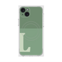 プレミアムスクエアケース with MagSafe［ オリジナル - initial two tone - L green ］