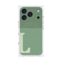 プレミアムスクエアケース with MagSafe［ オリジナル - initial two tone - L green ］
