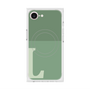 プレミアムスクエアケース with MagSafe［ オリジナル - initial two tone - L green ］