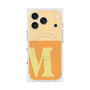 プレミアムスクエアケース with MagSafe［ オリジナル - initial two tone - M orange ］