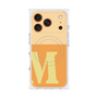 プレミアムスクエアケース with MagSafe［ オリジナル - initial two tone - M orange ］