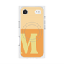 プレミアムスクエアケース with MagSafe［ オリジナル - initial two tone - M orange ］