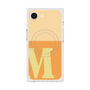 プレミアムスクエアケース with MagSafe［ オリジナル - initial two tone - M orange ］