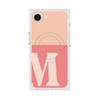 プレミアムスクエアケース with MagSafe［ オリジナル - initial two tone - M pink ］