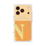 プレミアムスクエアケース with MagSafe［ オリジナル - initial two tone - N orange ］