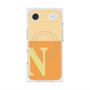 プレミアムスクエアケース with MagSafe［ オリジナル - initial two tone - N orange ］