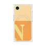 プレミアムスクエアケース with MagSafe［ オリジナル - initial two tone - N orange ］