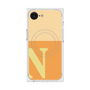 プレミアムスクエアケース with MagSafe［ オリジナル - initial two tone - N orange ］