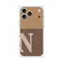 プレミアムスクエアケース with MagSafe［ オリジナル - initial two tone - N brown ］