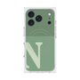 プレミアムスクエアケース with MagSafe［ オリジナル - initial two tone - N green ］