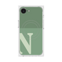 プレミアムスクエアケース with MagSafe［ オリジナル - initial two tone - N green ］