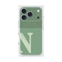 プレミアムスクエアケース with MagSafe［ オリジナル - initial two tone - N green ］