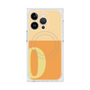 プレミアムスクエアケース with MagSafe［ オリジナル - initial two tone - O orange ］