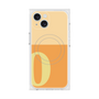 プレミアムスクエアケース with MagSafe［ オリジナル - initial two tone - O orange ］