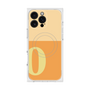 プレミアムスクエアケース with MagSafe［ オリジナル - initial two tone - O orange ］