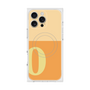 プレミアムスクエアケース with MagSafe［ オリジナル - initial two tone - O orange ］