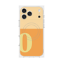 プレミアムスクエアケース with MagSafe［ オリジナル - initial two tone - O orange ］