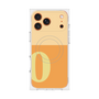 プレミアムスクエアケース with MagSafe［ オリジナル - initial two tone - O orange ］