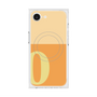 プレミアムスクエアケース with MagSafe［ オリジナル - initial two tone - O orange ］
