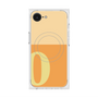 プレミアムスクエアケース with MagSafe［ オリジナル - initial two tone - O orange ］