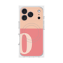 プレミアムスクエアケース with MagSafe［ オリジナル - initial two tone - O pink ］