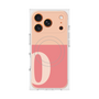プレミアムスクエアケース with MagSafe［ オリジナル - initial two tone - O pink ］