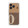 プレミアムスクエアケース with MagSafe［ オリジナル - initial two tone - O brown ］