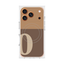 プレミアムスクエアケース with MagSafe［ オリジナル - initial two tone - O brown ］