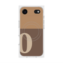 プレミアムスクエアケース with MagSafe［ オリジナル - initial two tone - O brown ］