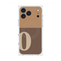 プレミアムスクエアケース with MagSafe［ オリジナル - initial two tone - O brown ］