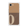 プレミアムスクエアケース with MagSafe［ オリジナル - initial two tone - O brown ］