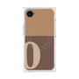 プレミアムスクエアケース with MagSafe［ オリジナル - initial two tone - O brown ］