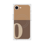 プレミアムスクエアケース with MagSafe［ オリジナル - initial two tone - O brown ］
